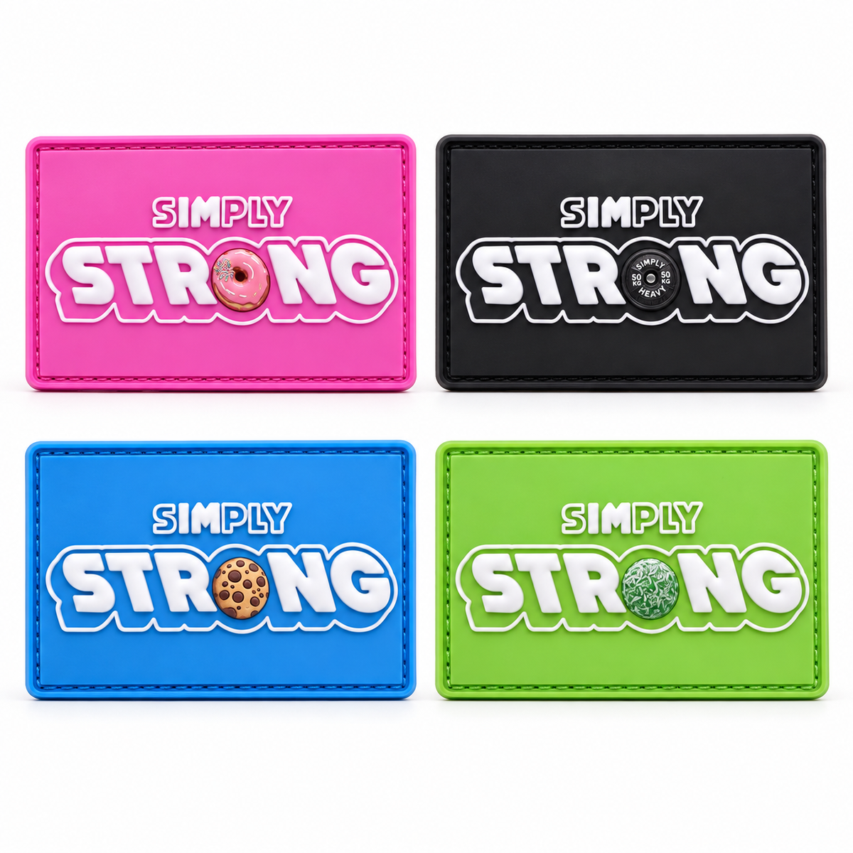 SIMPLY Strong 3D Velcro Patches